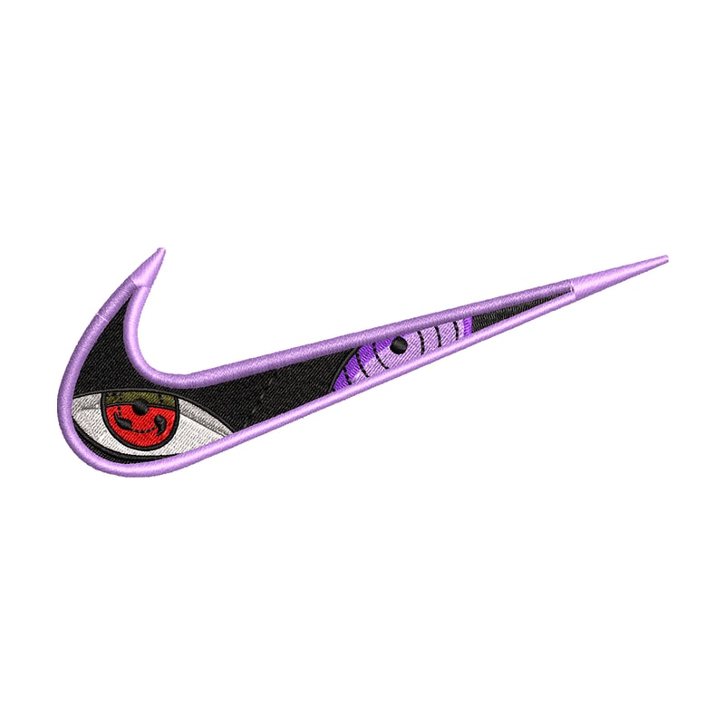 Sharingan Nike embroidery design, Naruto embroidery, Nike design, anime design, anime shirt, Digital download.jpg