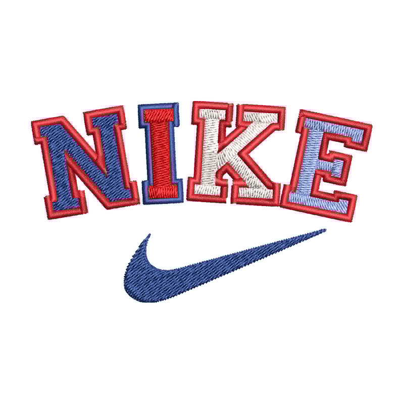 Nike color Embroidery Design, Brand Embroidery, Nike Embroidery, Embroidery File, Logo shirt, Digital download.jpg