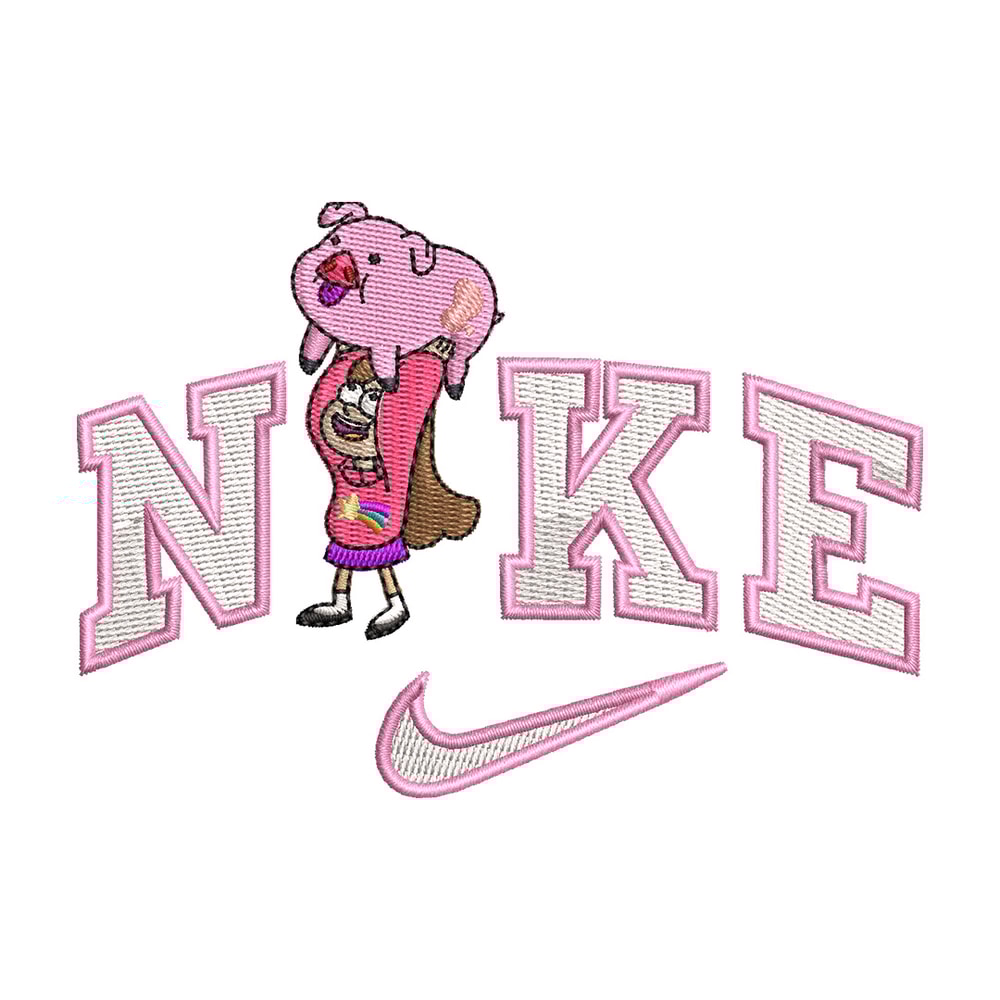 Nike girl pig embroidery design, Nike embroidery, Nike design, Embroidery shirt, Embroidery file,Digital download.jpg