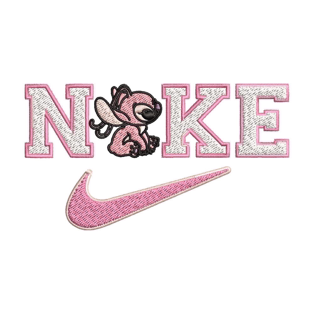 Nike pink stitch Embroidery Design, Stitch Embroidery, Nike Embroidery, Embroidery File, Logo shirt, Digital download.jpg