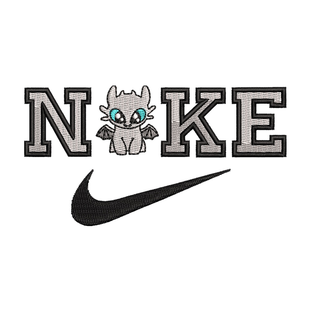 Nike x dragon black embroidery design, Dragon embroidery, Nike design,Embroidery shirt,Embroidery file, Digital download.jpg