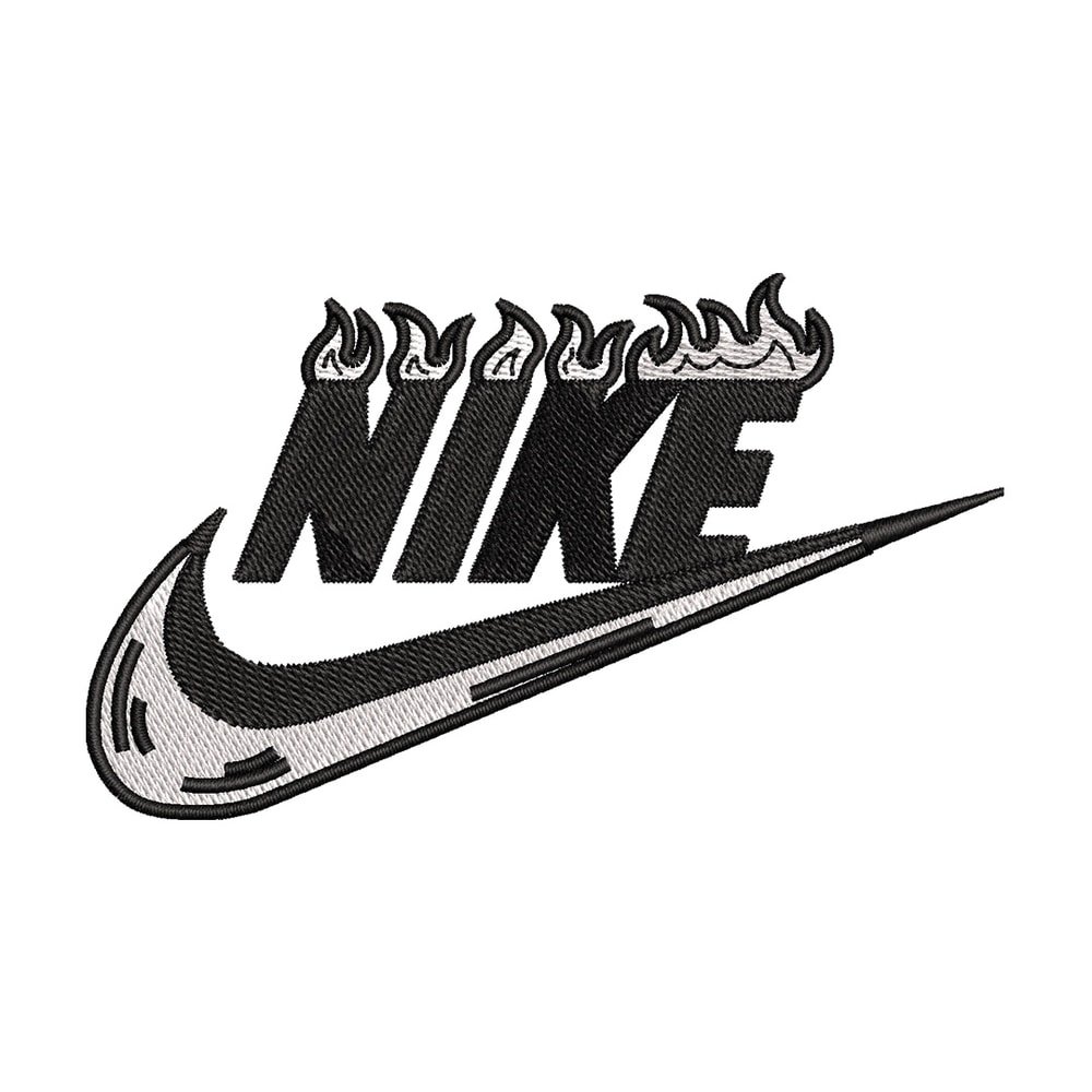 Nike flame embroidery design, Flame embroidery, Nike design, Embroidery shirt, Embroidery file, Digital download.jpg