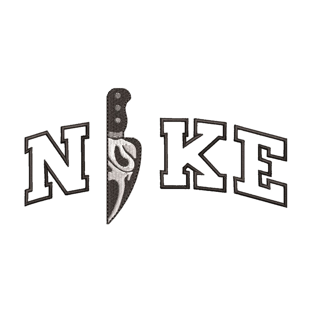 Ghostface knife embroidery design, Ghostface knife embroidery, Nike design, Logo shirt, logo shirt, digital download.jpg