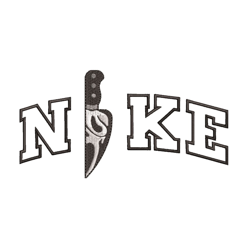 Ghostface knife embroidery design, Ghostface knife embroidery, Nike design, Logo shirt, logo shirt, digital download.jpg