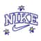 Nike flower embroidery design, Flower embroidery, Nike design, Embroidery shirt, Embroidery file, Digital download.jpg