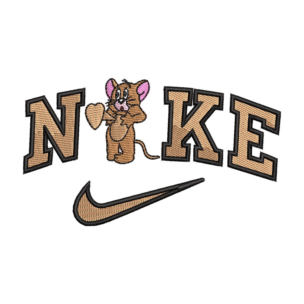 Nike jerry embroidery design, Jerry embroidery, Nike design, Embroidery shirt, Embroidery file, Digital download.jpg