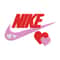 Nike pink love Embroidery Design, Brand Embroidery, Nike Embroidery, Embroidery File, Logo shirt, Digital download.jpg