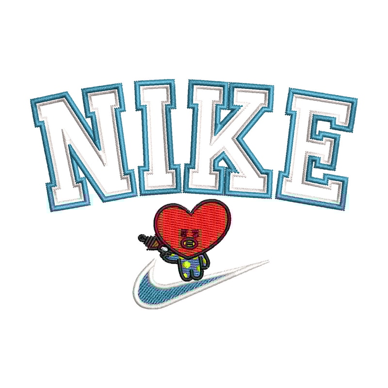 Nike red heart embroidery design, Nike embroidery, Nike design, Embroidery shirt, Embroidery file,Digital download.jpg