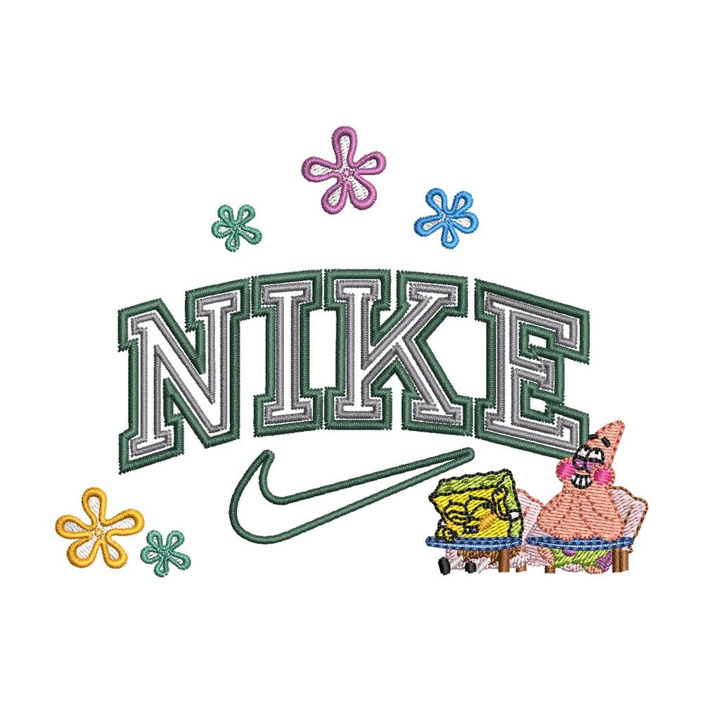 Nike spongebob embroidery design, Spongebob embroidery, Nike design, Embroidery shirt, Embroidery file,Digital download.jpg