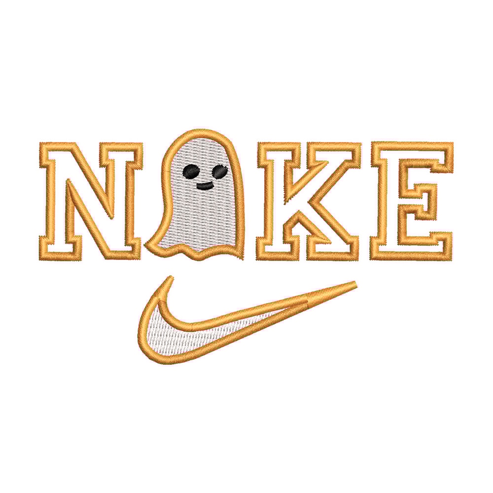 Nike x ghost horror embroidery design, Ghost embroidery, Nike design, Embroidery shirt, Embroidery file,Digital download.jpg