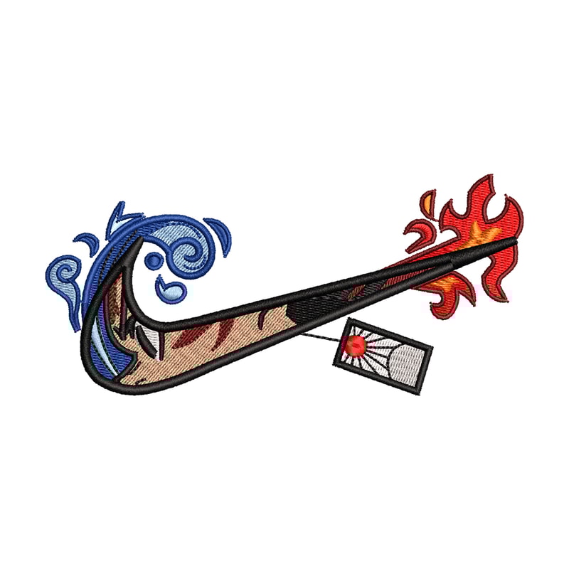 Tanjiro nike embroidery design, Kimetsu no Yaiba embroidery, nike design, anime shirt, digital download.jpg