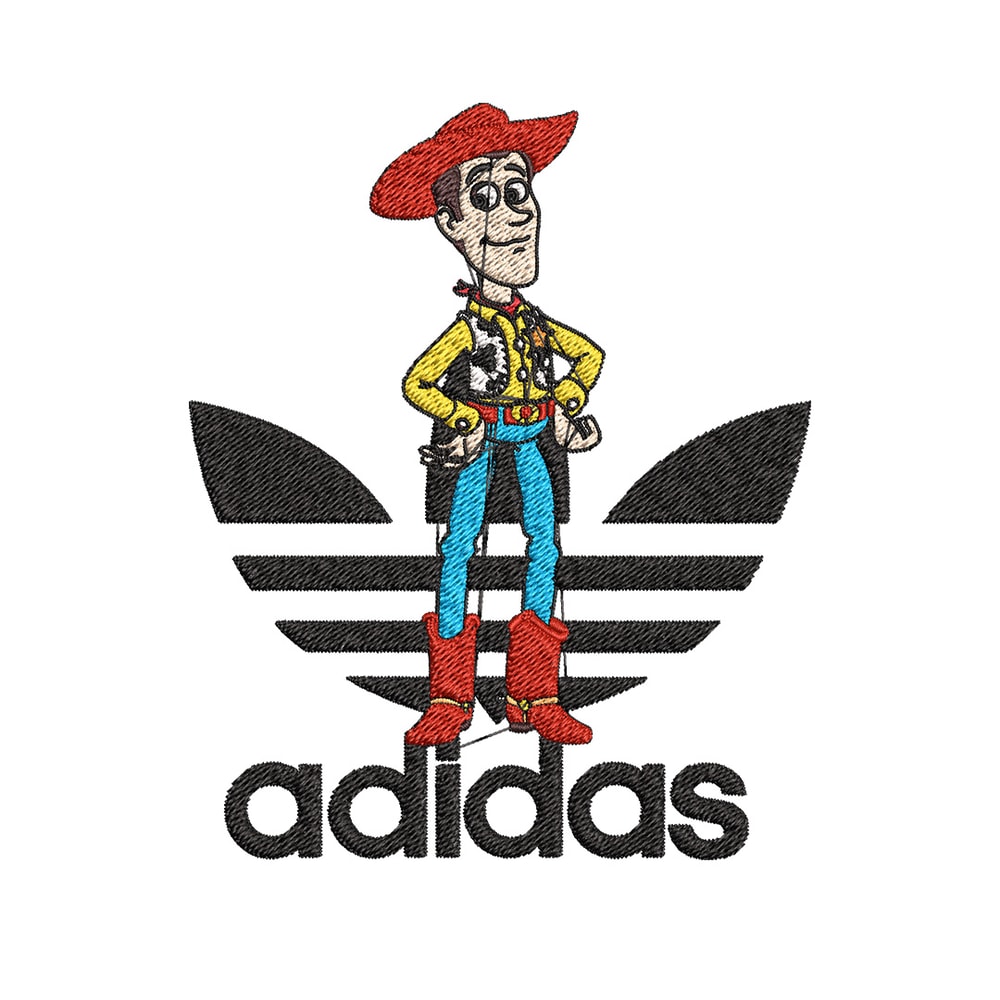 Woody adidas Embroidery Design, Adidas Embroidery, Embroidery File, Brand Embroidery, Logo shirt, Digital download.jpg
