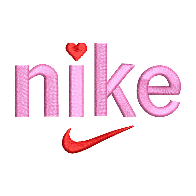 Nike x pink embroidery design, Nike embroidery, Nike design, Embroidery shirt, Embroidery file, Digital download.jpg