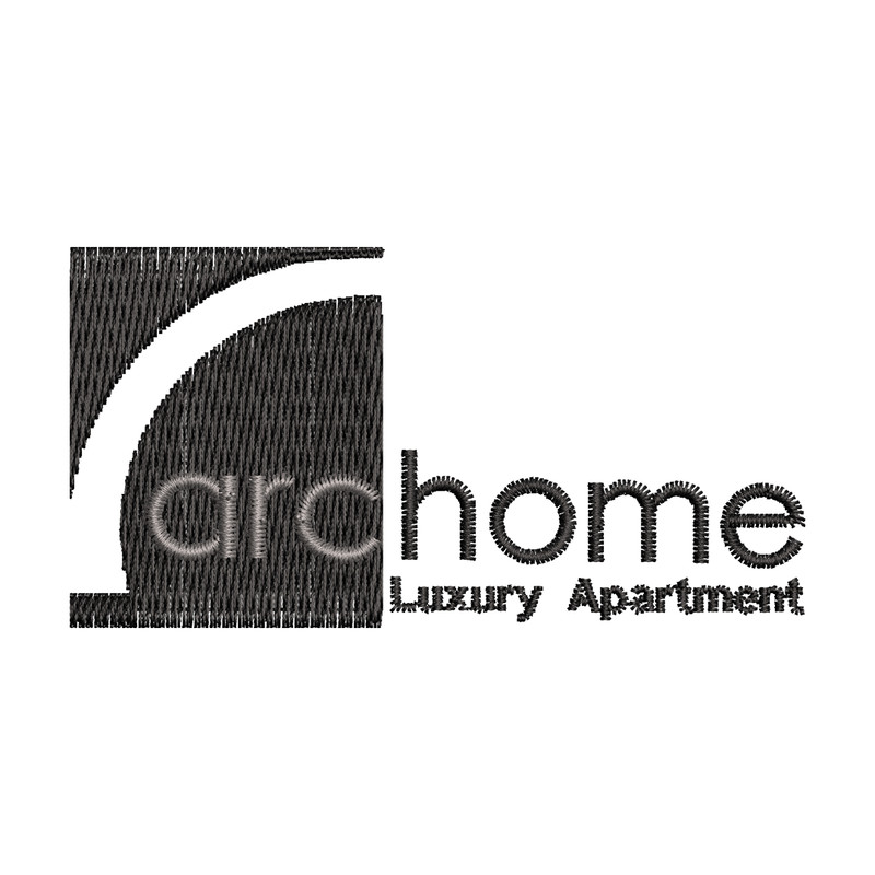 Archome Luxury Apartment Logo embroidery design, logo embroidery, Embroidery file, logo design, Instant download..jpg