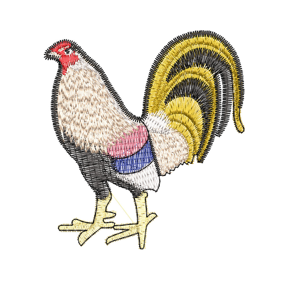 Chicken embroidery design, Chicken embroidery, chicken design, Embroidery file, logo shirt, Digital download..jpg