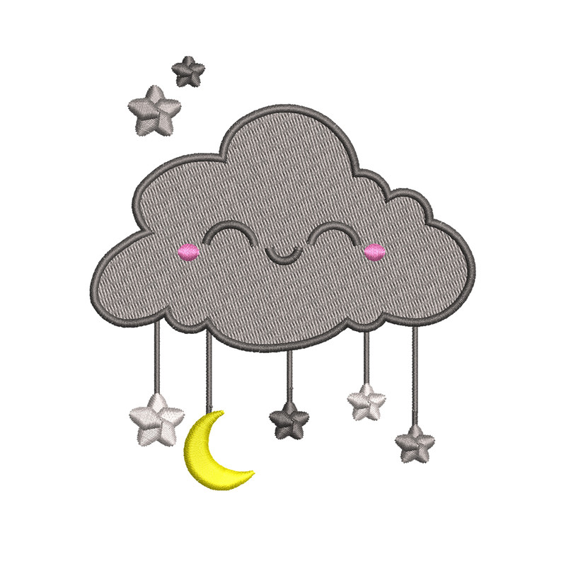 Clouds cute logo embroidery design, logo embroidery, logo design, Embroidery shirt, logo shirt, Instant download.jpg