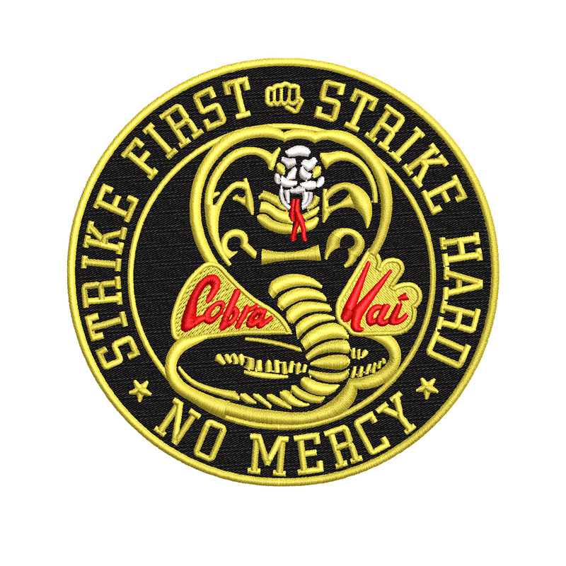 Cobra Kai Logo embroidery design, Cobra Kai embroidery, logo design, Embroidery shirt, logo shirt, Instant download.jpg
