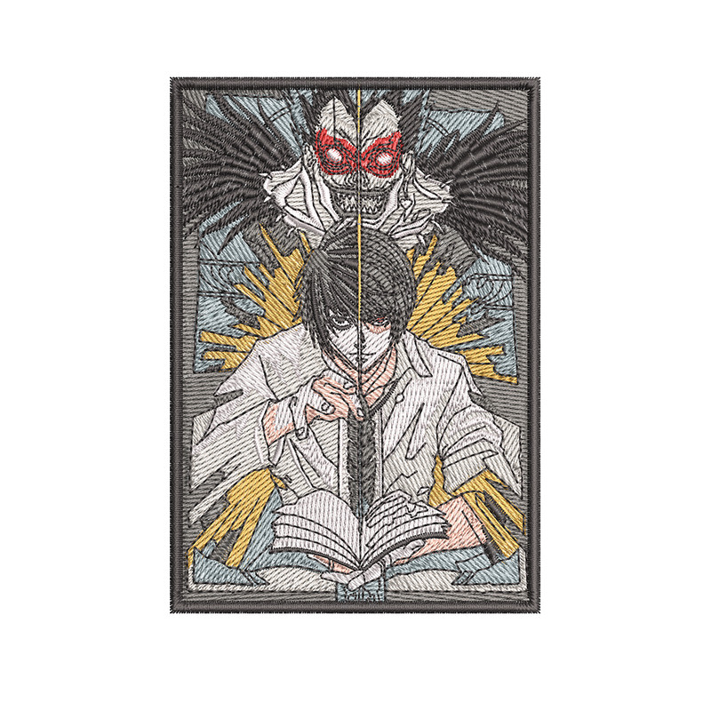 Death Note embroidery design, Death Note embroidery, embroidery file, anime design, anime shirt, Digital download.jpg