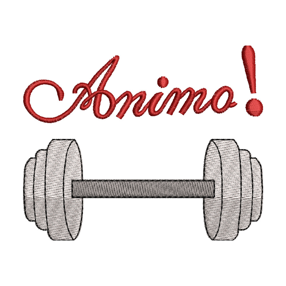 Dumbbell Logo embroidery design, logo embroidery, logo design, Embroidery file, logo shirt, Instant download..jpg
