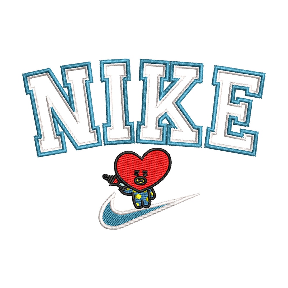 Nike red heart embroidery design, Nike embroidery, Nike design, Embroidery shirt, Embroidery file,Digital download.jpg