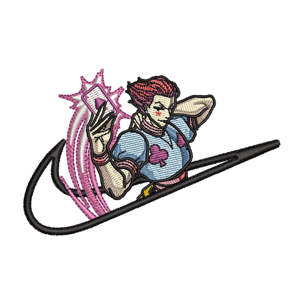 Nike x hisoka embroidery design, Hxh embroidery, Nike design, Embroidery shirt, Embroidery file, Digital download.jpg
