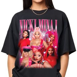 Nicki Minaj T-shirt, Nicki Minaj Fan Gift, Rapper Homage Graphic Shirt, Unisex T-shirt, Crew Shirt