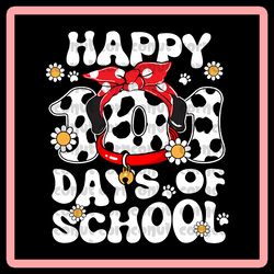 groovy happy 101 days of school png, dalmatian png, 100th day of school dog lovers, digital download, sublimation design