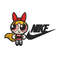 Blossom Nike Embroidery design, Powerpuff Girls cartoon Embroidery, Nike design, Embroidery file, Instant download..jpg