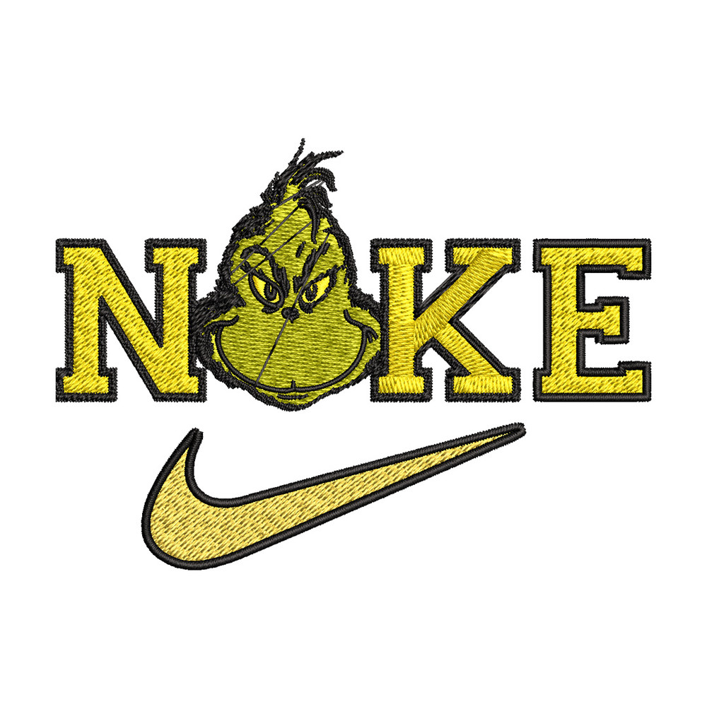 Grinch x nike Embroidery Design, Nike Embroidery, Brand Embroidery, Embroidery File, Logo shirt, Digital download.jpg