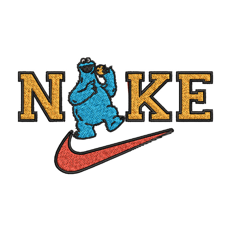 Nike green cartoon Embroidery Design, Nike Embroidery, Brand Embroidery, Embroidery File, Logo shirt, Digital download.jpg