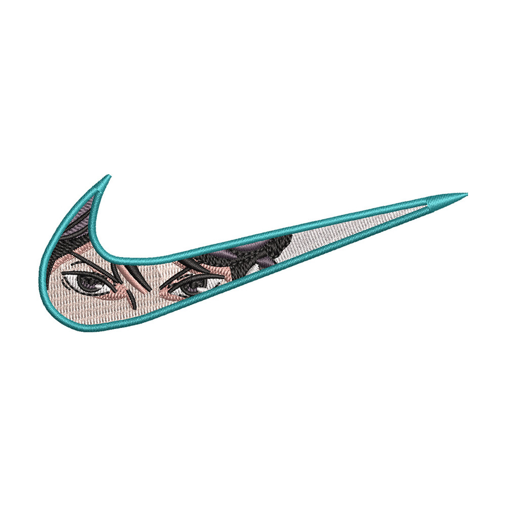 Nike x anime eyes embroidery design, Anime embroidery, Embroidery file,Embroidery shirt, Nike design,Digital download.jpg