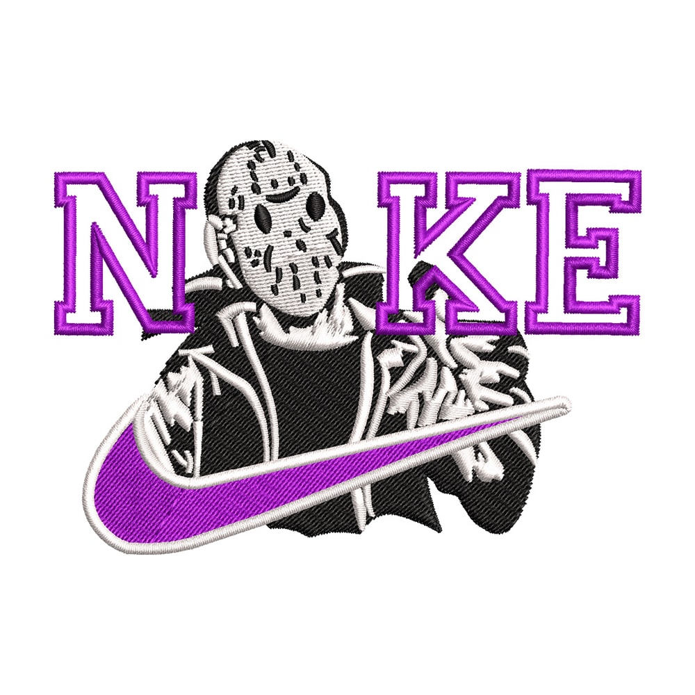 Nike x horror embroidery design, Horror movie embroidery, Nike design, Embroidery shirt, Embroidery file,Digital download.jpg