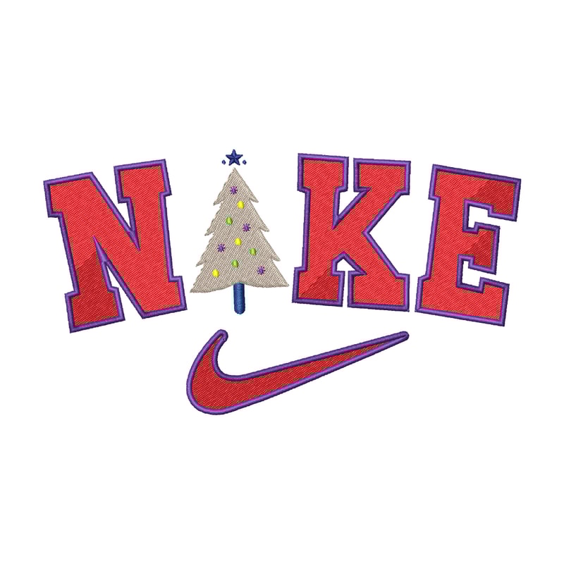 Nike christmas embroidery design, Logo embroidery, Nike design, Embroidery file, logo shirt, Instant download.jpg