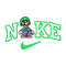 Nike mario green embroidery design, Mario embroidery, Nike design, Embroidery shirt, Embroidery file, Digital download.jpg