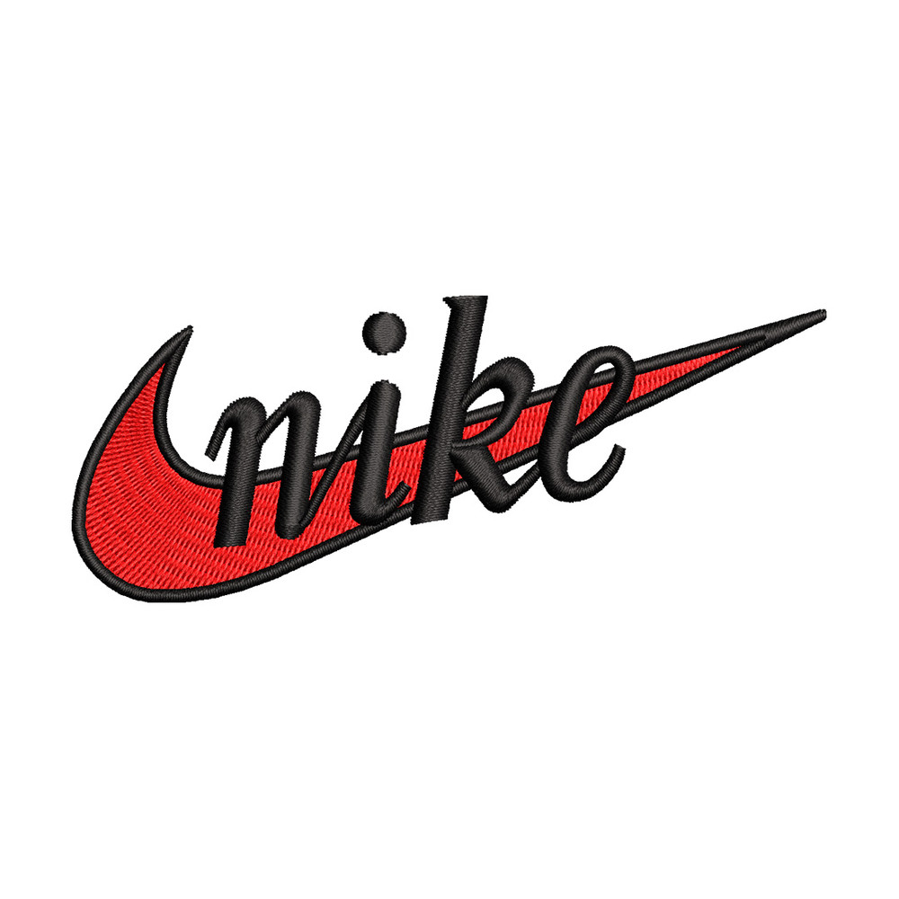 Nike red embroidery design, Nike embroidery, Nike design, Embroidery file,Embroidery shirt, Digital download.jpg