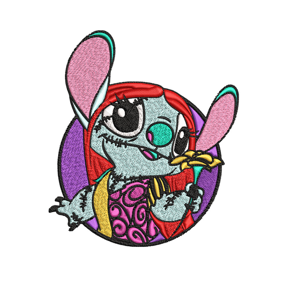 Sally Stitch Embroidery, Sally Stitch halloween Embroidery, cartoon design, Embroidery File, Digital download..jpg