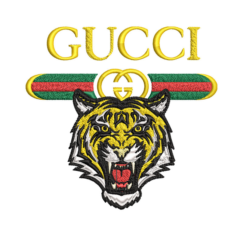 Tiger gucci Embroidery Design, Gucci Embroidery, Brand Embroidery, Logo shirt, Embroidery File, Digital download.jpg