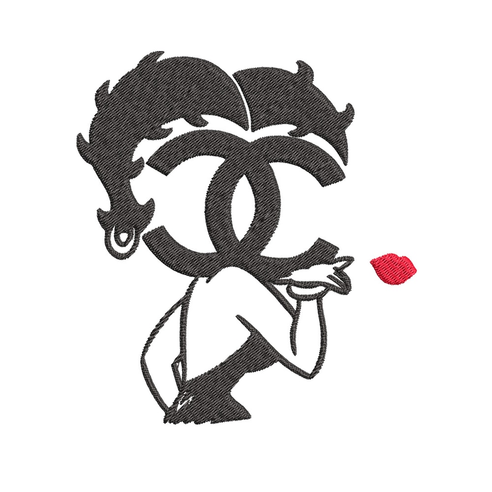 Cartoon girl gucci Embroidery Design, Gucci Embroidery, Brand Embroidery, Embroidery File, Logo shirt, Digital download.jpg