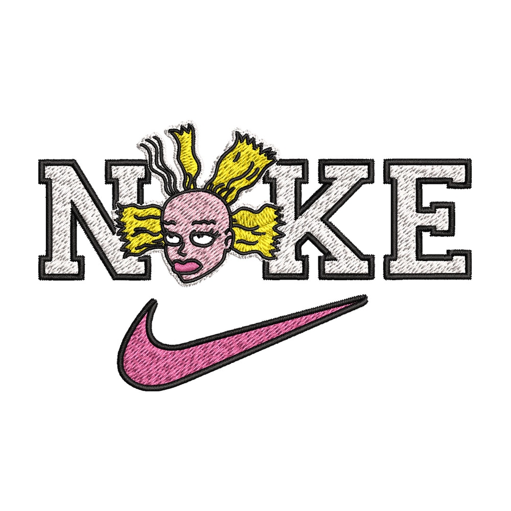 Nike funny girl Embroidery Design, Brand Embroidery, Nike Embroidery, Embroidery File, Logo shirt, Digital download.jpg