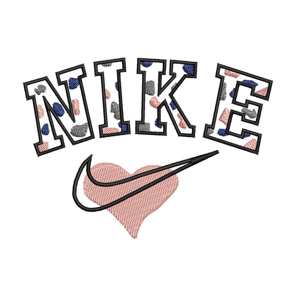 Nike heart embroidery design, Nike embroidery, Nike design, Embroidery shirt, Embroidery file,Digital download.jpg