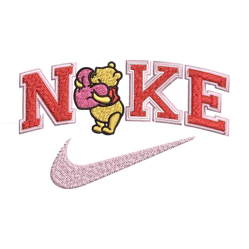 Nike pooh Embroidery Design, Pooh Embroidery, Nike Embroidery, Embroidery File, Logo shirt, Digital download.jpg