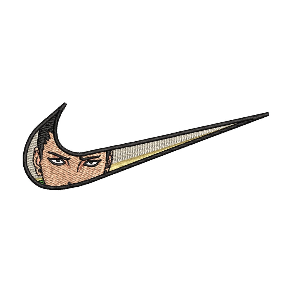 Nike shikamaru embroidery design, Naruto embroidery, Nike design, Embroidery shirt, Embroidery file, Digital download.jpg