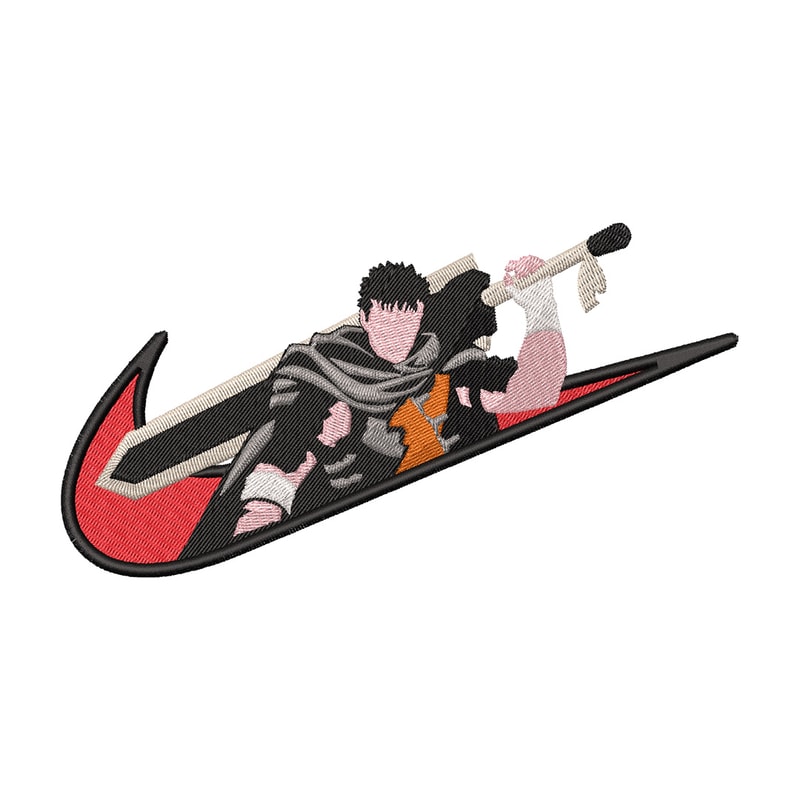 Nike x guts embroidery design, Berserk embroidery, Nike design, Embroidery shirt, Embroidery file, Digital download.jpg