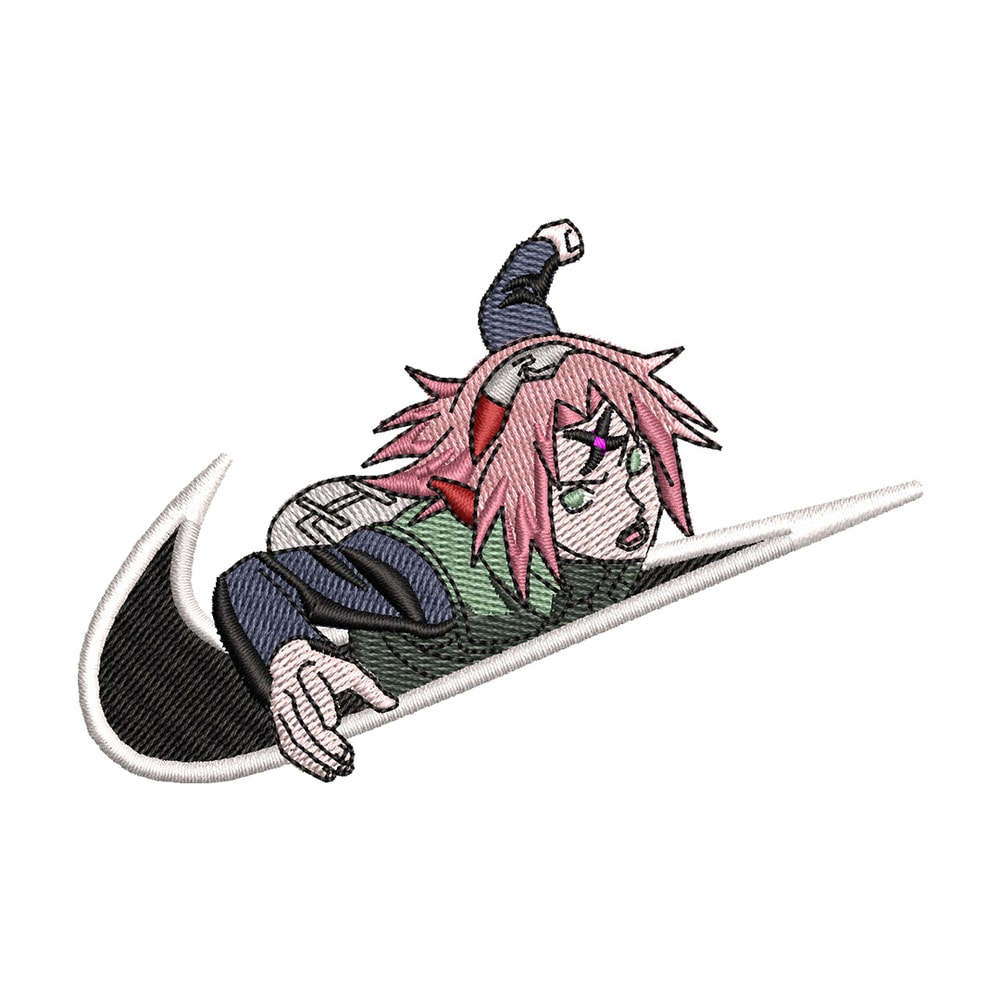 Sakura swoosh embroidery design, Naruto embroidery, Nike design, Embroidery shirt, Embroidery file, Digital download.jpg