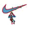 Spaiderman Nike logo embroidery design, Spaiderman Nike embroidery, Embroidery shirt, Nike design, Instant download.jpg