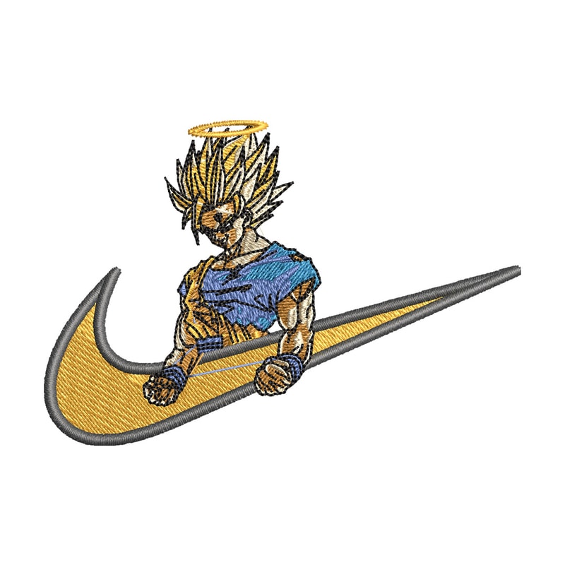 Swoosh songoku embroidery design, Dragonball embroidery, Nike design,Embroidery file, Embroidery shirt, Digital download.jpg