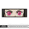 Kamado nezuko eyes embroidery design