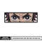 Tanjiro kamado eyes embroidery design