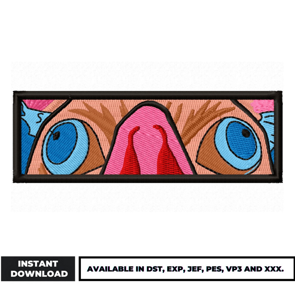 Inosuke Eyes Boxed embroidery design