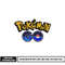 Pokemon logo embroidery design